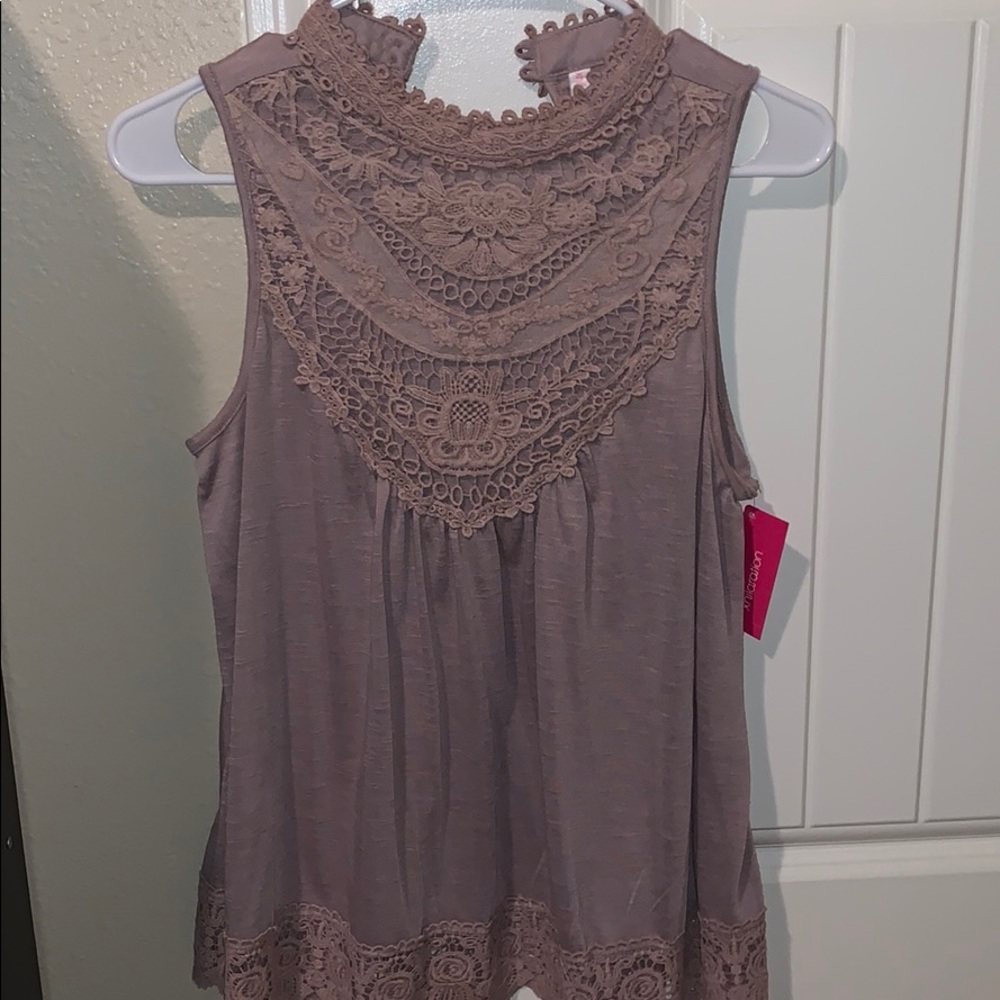 Lace tank